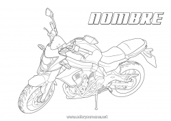 Dibujo libre Vehículos Moto Vehículos de dos ruedas