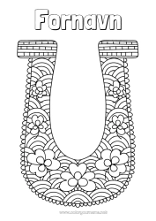 Gratis tegning Chance Kløver Irland Hestesko Sankt Patricks Dag