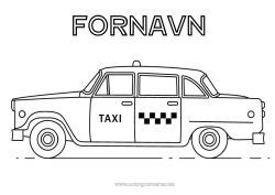 Gratis fargelegging Kjøretøy Bil USA New York Taxi Lastebiler og nyttekjøretøy Biler, varebiler og campingbiler Transportyrker