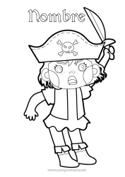 Dibujo libre Pirata Mar