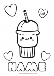 Free coloring Cute Kawaii