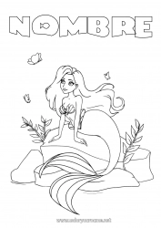 Dibujo libre Mar Sirena