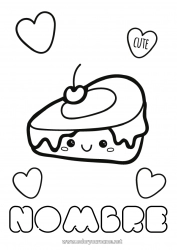 Dibujo libre Lindo Kawaii Alimento Golosinas