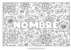 Colorear gratis Flores