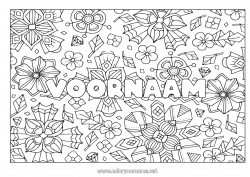 Gratis tekening Bloemen