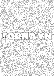 Gratis fargelegging Dekorert navn