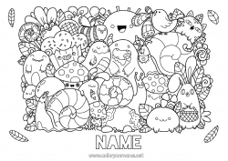 Free coloring Cute Kawaii