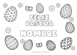 Dibujo libre Huevos de Pascua Pascua de Resurrección Mensaje de 