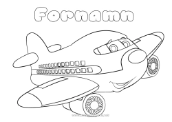 Gratis teckning Flygplan Fordon Luftfartyg Fordon karaktärer