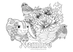 Dibujo libre Primavera Animales Aves y mamíferos voladores Carbonero, Herrerillo
