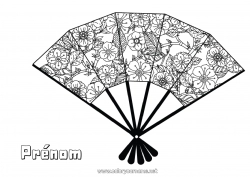 Dessin gratuit Japon Coloriages complexes