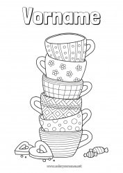 Kostenlose Zeichnung Essen Tasse Getränk