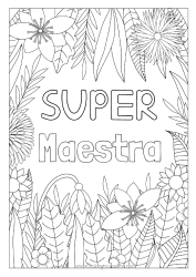 Colorazione gratuita Fiori Papà Mamma Nonna Nonno
