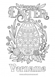 Kostenlose Zeichnung Mandala Ostereier Ostern 