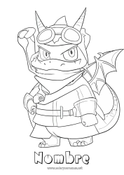 Dibujo libre Monstruo Héroe Pokemon Manga Ninjas