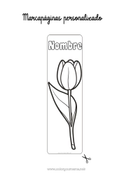Dibujo libre Flores Primavera Marcador Tulipán Países Bajos