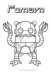Gratis tegning Robot