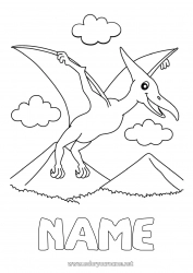 Free coloring Dinosaurs Animal