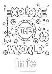 Kolorowanka do personalizacji Pozytywny