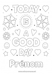 Coloriage gratuit Positif Smilley