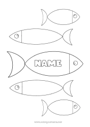 Free coloring Children's activities Animal April Fools' Day Easy coloring pages