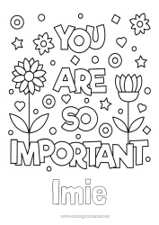 Rysunek za darmo Kwiaty Pozytywny