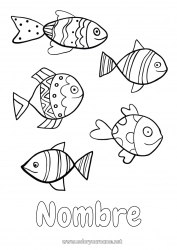 Dibujo libre Animales Pescado Día de los Inocentes Animales marinos o acuáticos