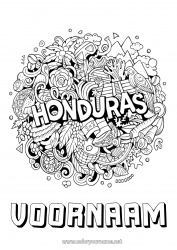 Gratis tekening Geografie Symbolen Land