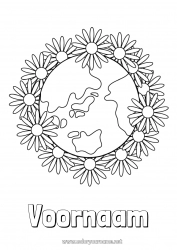 Gratis tekening Bloemen Geografie Aarde Aarde Dag