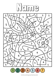 Free colouring Figure Ecology Magic colouring books Children's activities Earth Earth Day