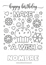 Dibujo libre Tarta Cumpleaños
