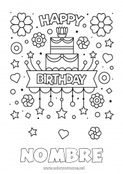 Dibujo libre Tarta Cumpleaños