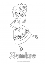 Dibujo libre Sport Abuela Danza España México Cinco de Mayo Día Mundial de la Música Deportes artísticos
