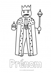 Coloriage gratuit Couronne Coloriages faciles Roi