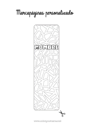 Dibujo libre Arte España Marcador Dibujos complejos para colorear Formas geométricas Mosaicos