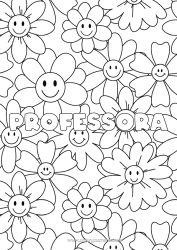 Desenho grátis Flores Mandala Primavera Nome decorado Colorações Complexas Fundo decorativo