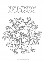 Dibujo libre Mandala Música Dibujos intermedios para colorear Día Mundial de la Música