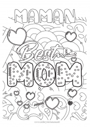 Coloriage enfant Maman Coloriages complexes Anti-stress