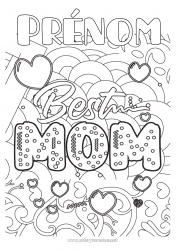 Coloriage gratuit Maman Coloriages complexes Anti-stress