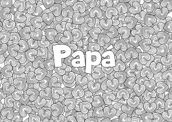 Colorear gratis Corazón Nombre decorado Dibujos complejos para colorear