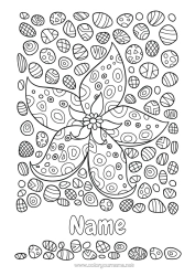 Free colouring Flowers Mandala Complex colouring pages