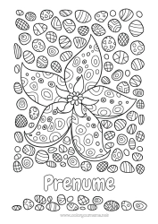 Desen liber de colorat Flori Mandala Desene de colorat complexe