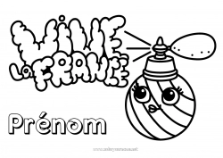 Coloriage gratuit France Pays 14 juillet Flacon de parfum