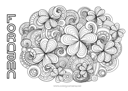 Gratis teckning Lugn och zen Konst Mandala Klee Irland Zentangle Keltisk