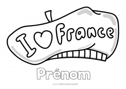 Dessin gratuit France Pays 14 juillet