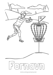 Gratis tegning Sport Andre sportsgrene Ultimate frisbee