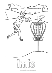 Rysunek za darmo Sport Inne sporty Ultimate, frisbee