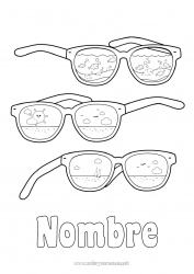 Dibujo libre Verano Gafas