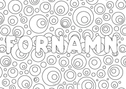 Gratis färgläggning Mandala Utsmyckat namn Dryck Läsk Zentangle Läskedryck Champagne Dekorativ bakgrund