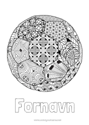 Gratis farvelægning Fodbold Fodbold Sport Balloner Zentangle Spil og legetøj Holdidræt